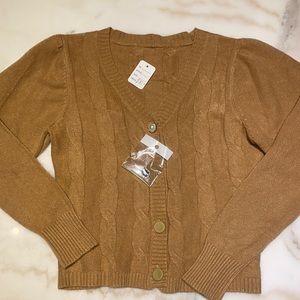 Tan Cardigan
